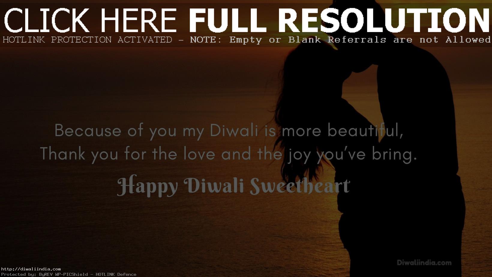 Diwali Wishes for lover